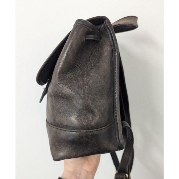Vtg Legacy COACH 9960 Black Turnlock Tanned Daypack Leather Mini Backpack Bag - Picture 5 of 11
